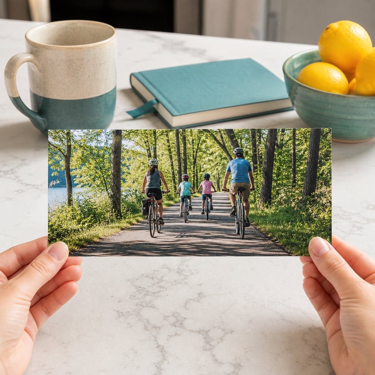 10x5 Panoramic Photo Prints shown as a finished product