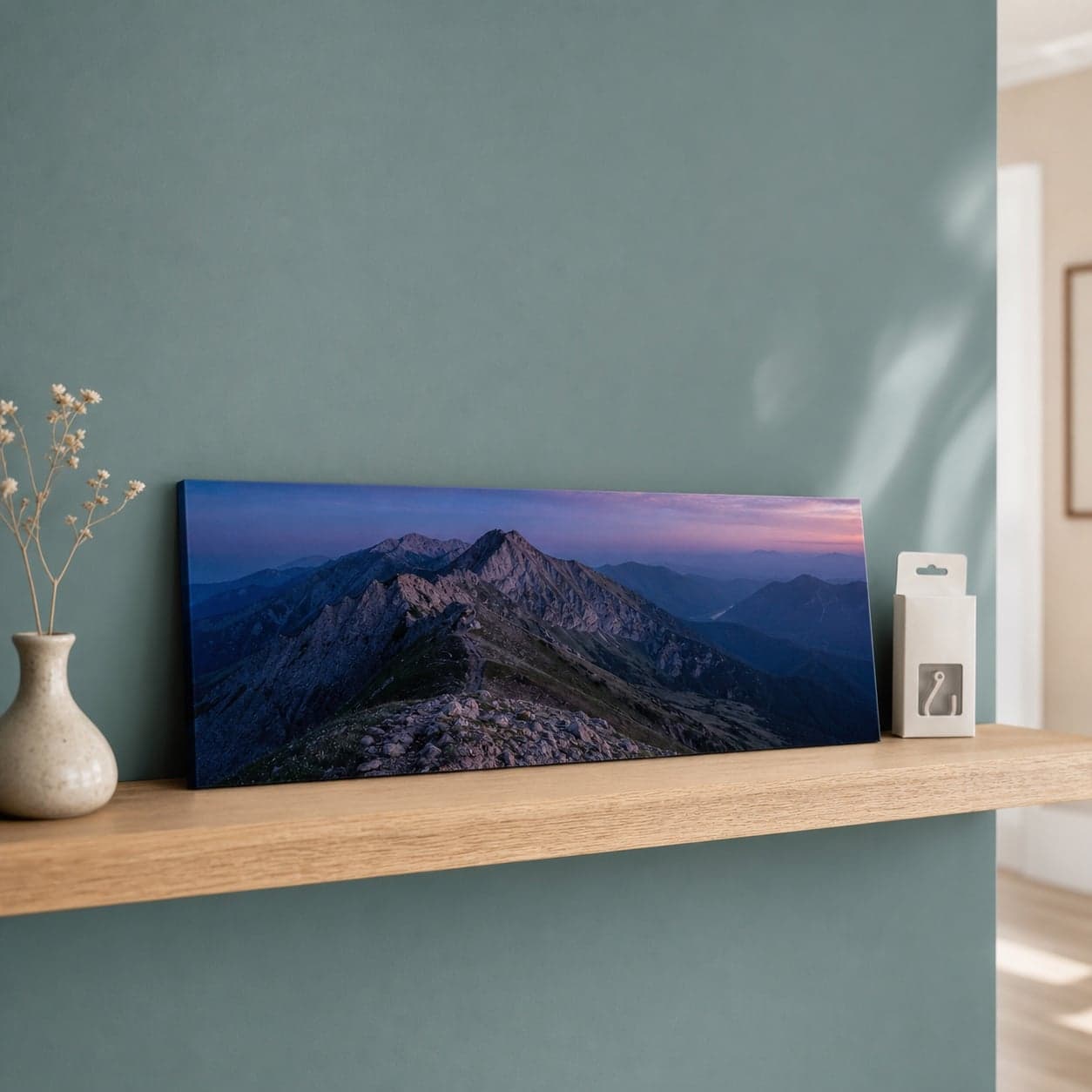 12x4 Panoramic Photo Prints shown as a finished product