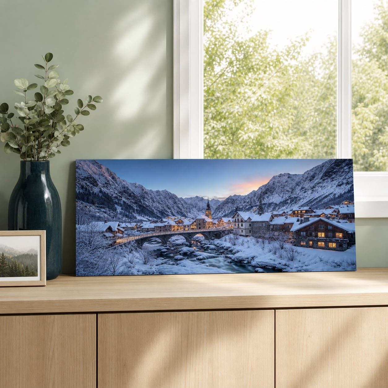 16x8 Panoramic Photo Prints shown as a finished product