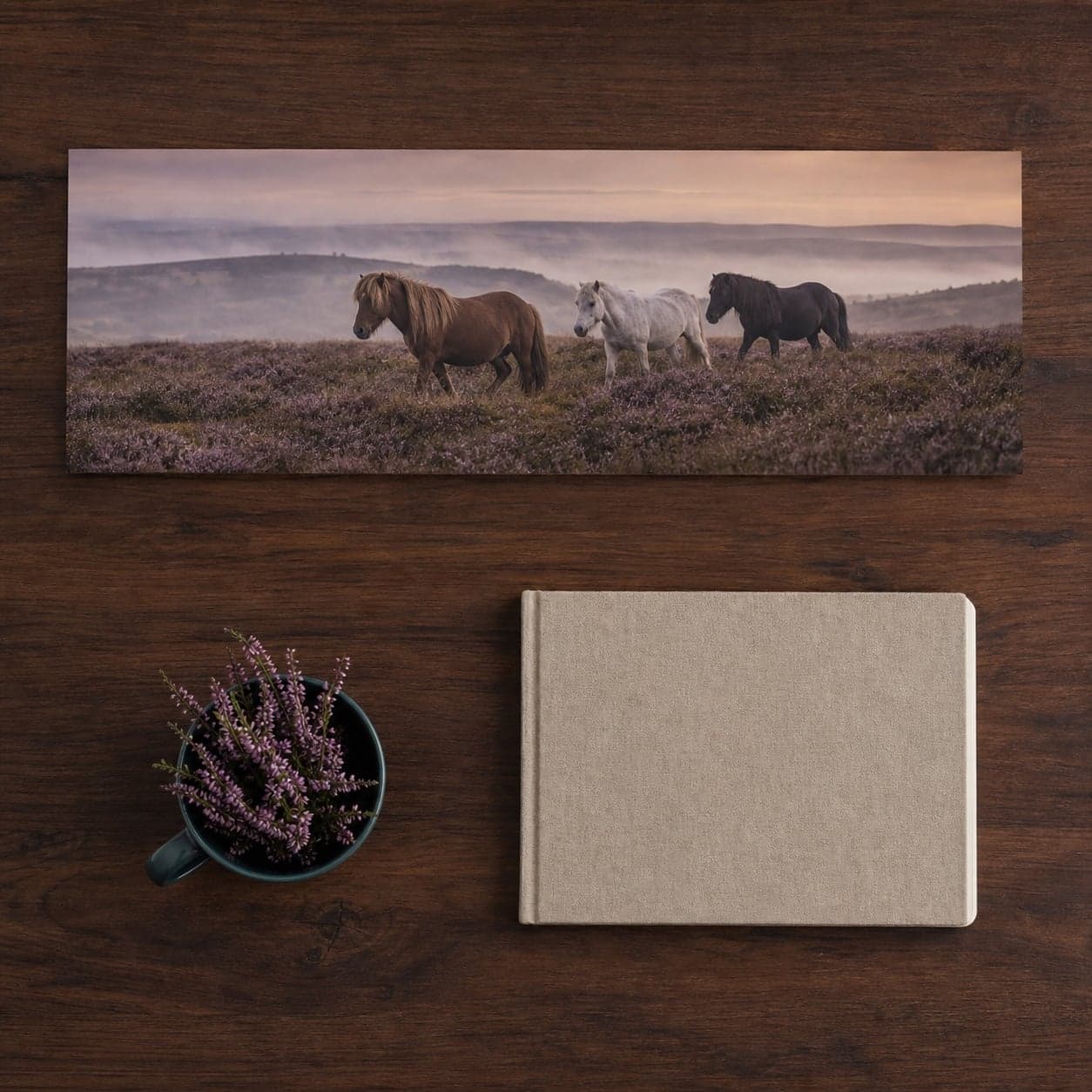 24x8 Panoramic Photo Prints shown as a finished product