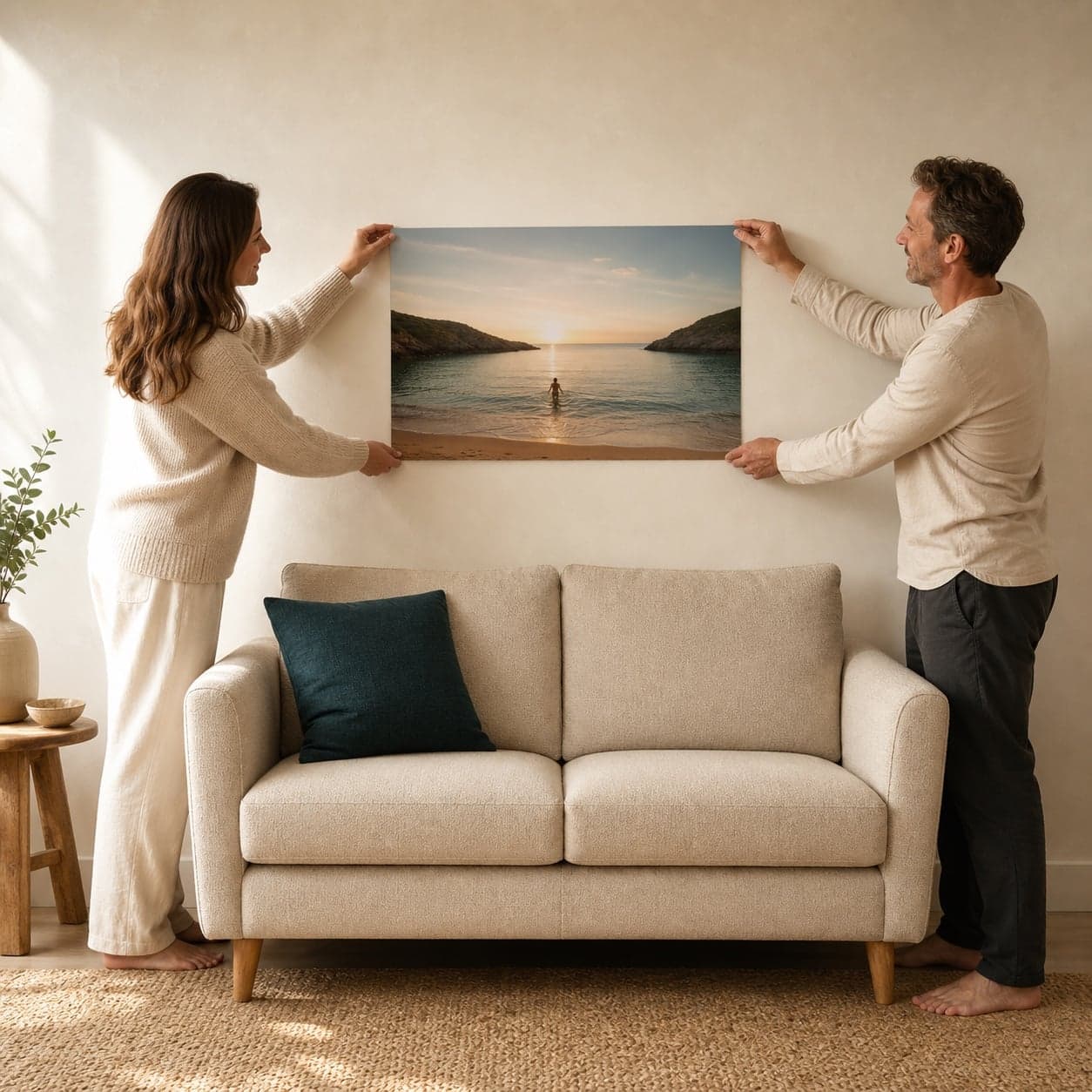 30x20 Lustre Poster Prints shown as a finished product