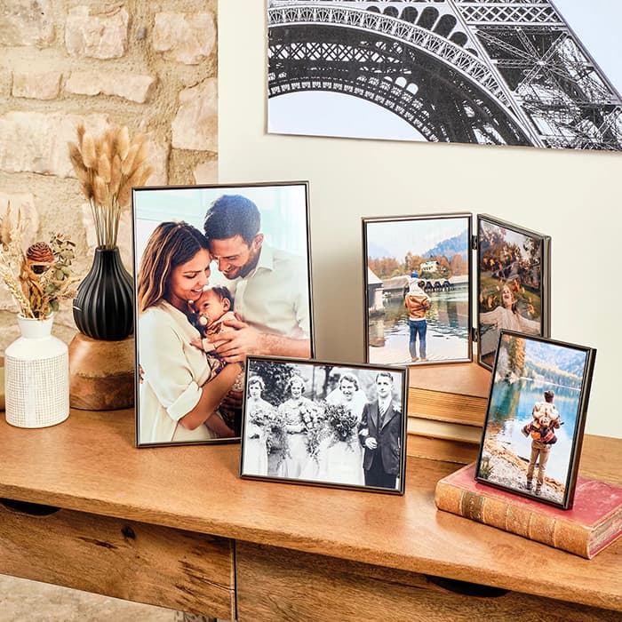 Framed photo display