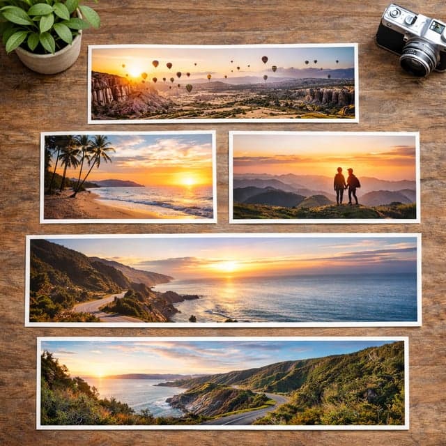 Panoramic Photo Prints for Landscapes and Wide Scenes.