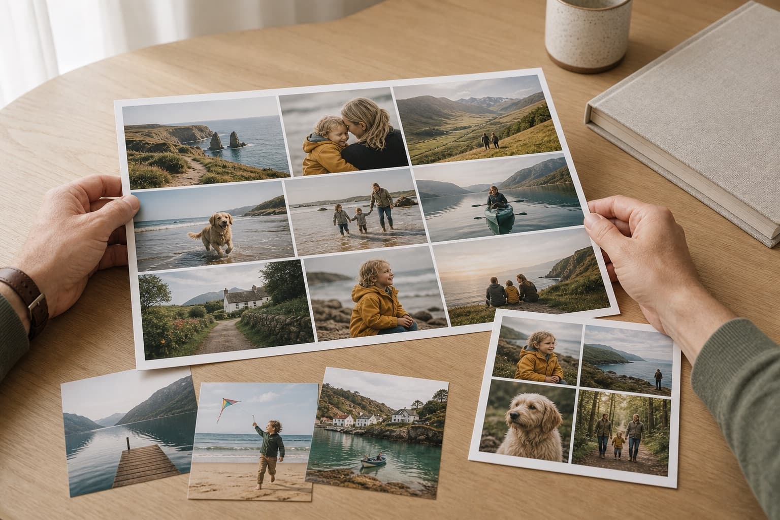 How to Make a Photo Collage That Does Not Look Cluttered