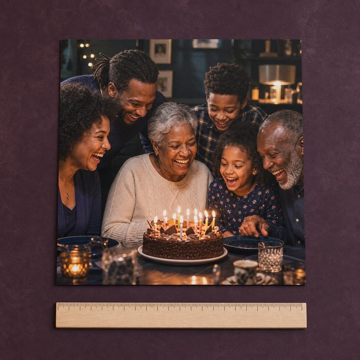 12x12 Photo Prints shown as a finished product