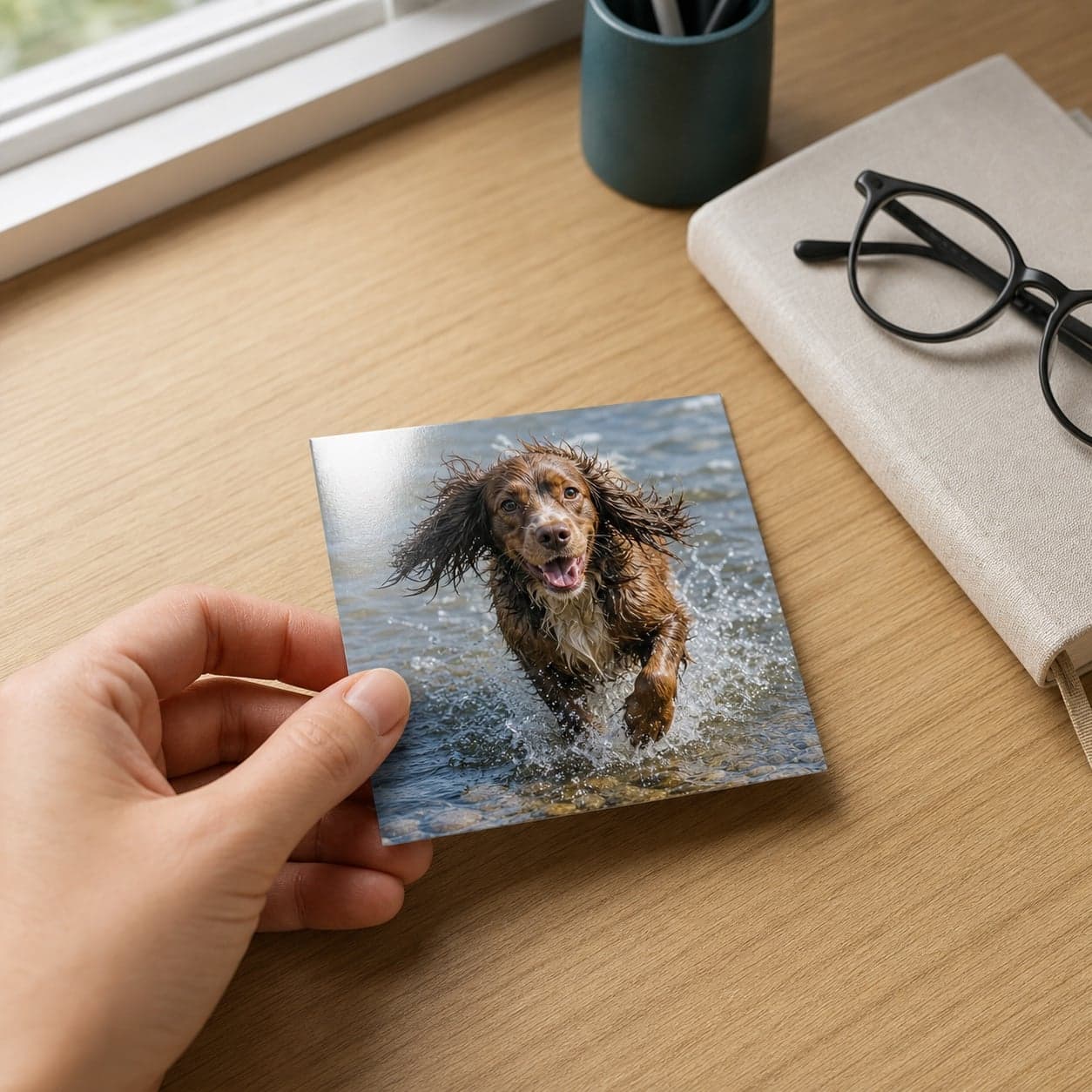 4x4 Photo Prints shown as a finished product