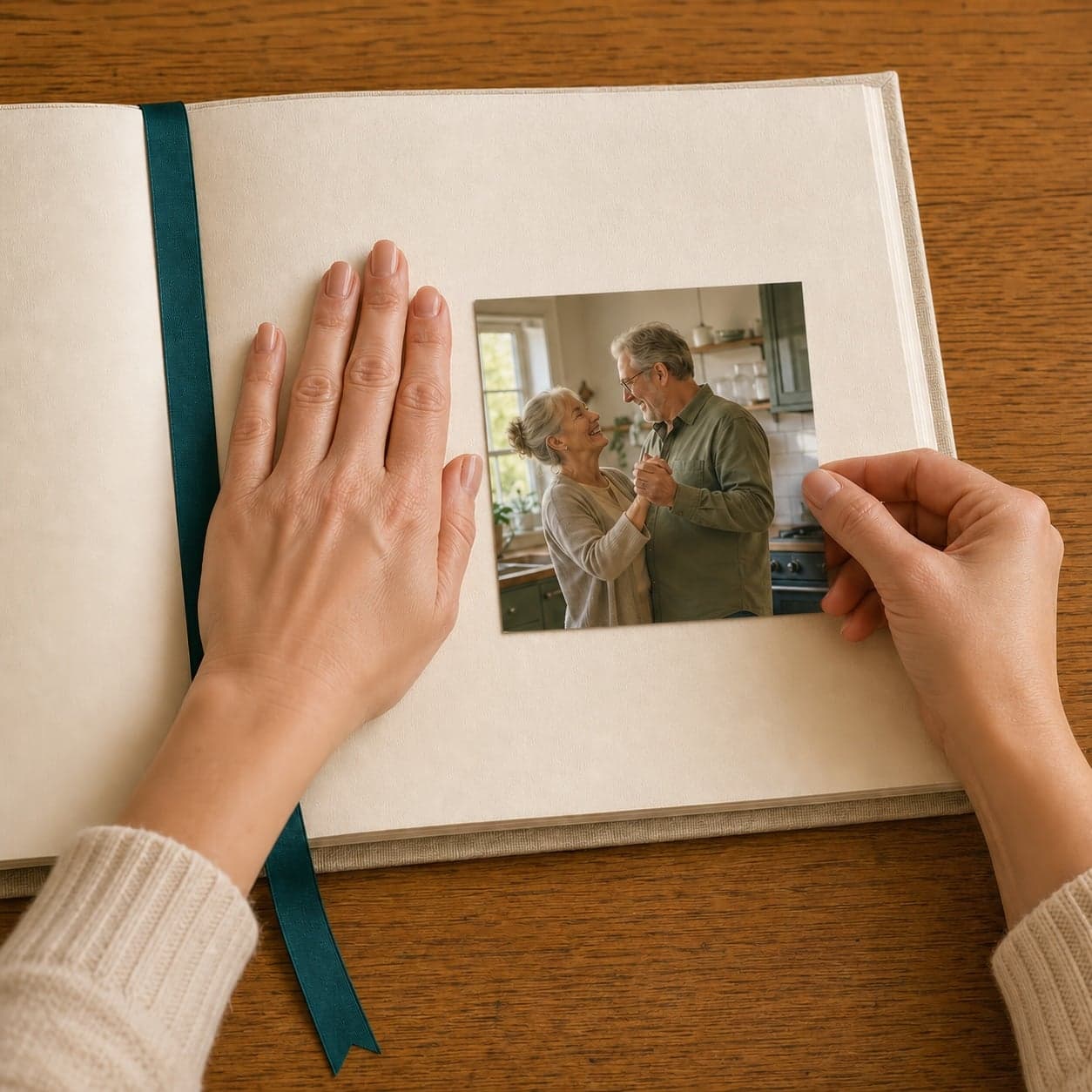 5x5 Photo Prints shown as a finished product