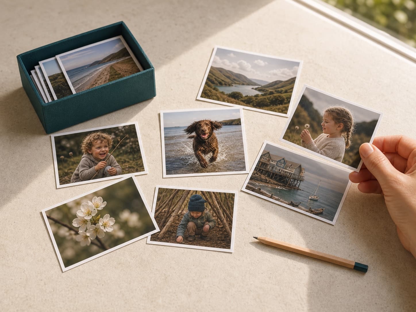 Small Prints shown as finished photographic prints