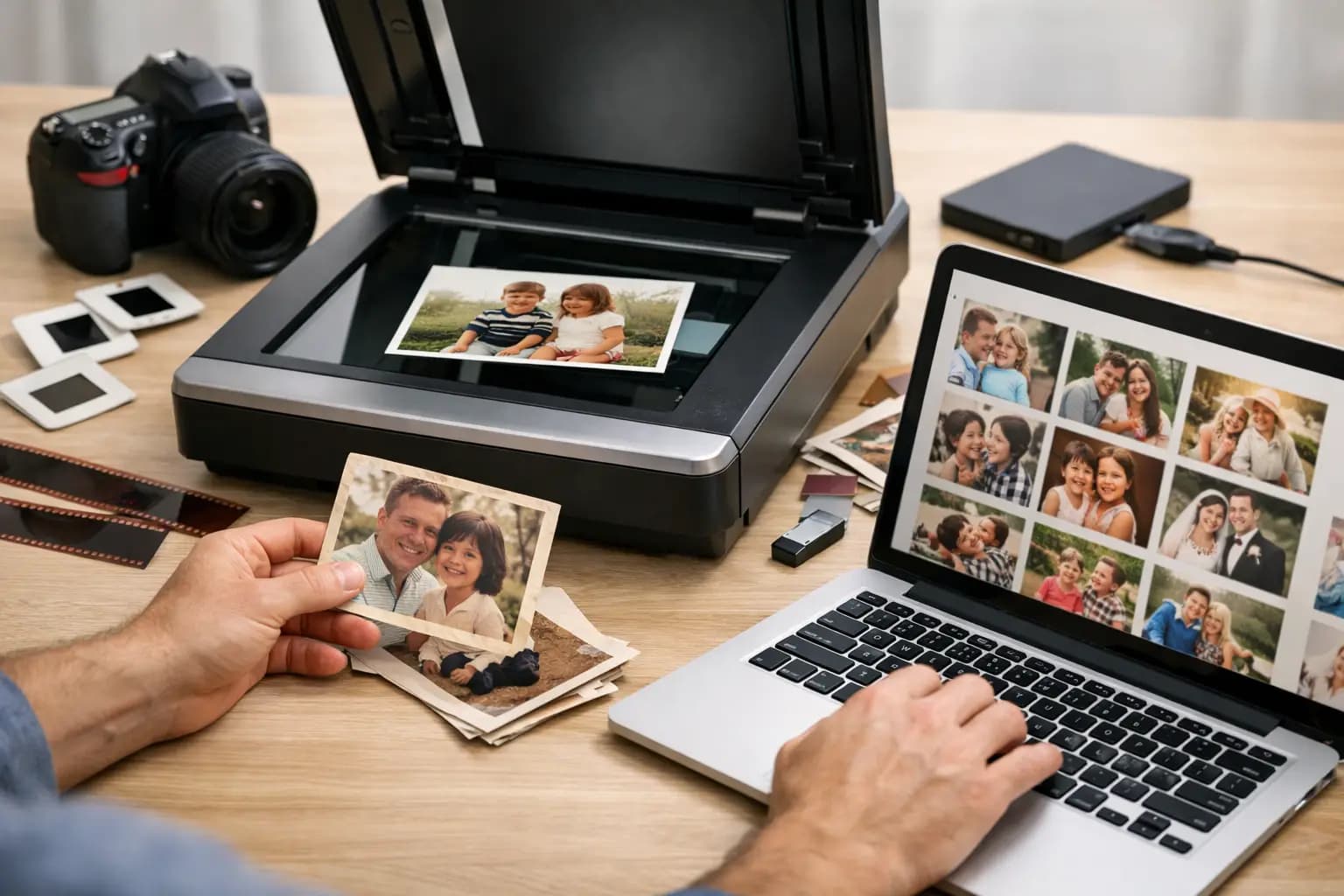 How to Digitise Family Photos Properly